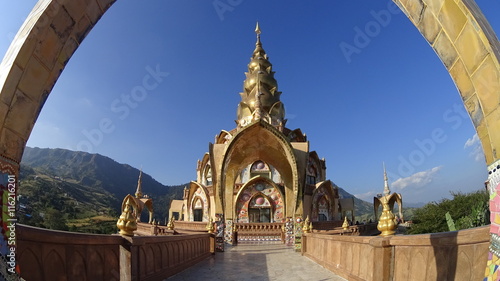 Wat Pha Sorn Kaew also known as Wat Phra That Pha Kaew, is a Buddhist monastery and temple in Phetchabun, Thailand. They are public domain or treasure of Buddhism, no restrict in copy or use. © amlbox