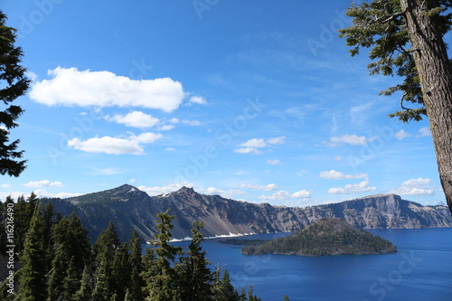 Blue Sky Over Crater Lake