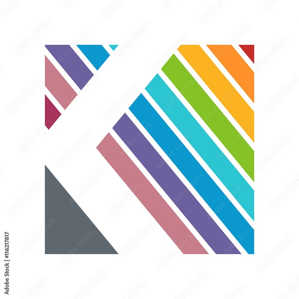 Logo lettering k alphabet vector Logo lettering k alphabet vector