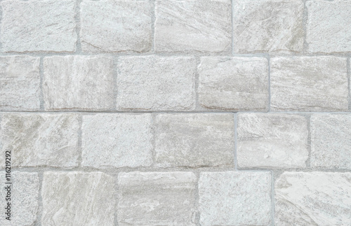 Wallpaper Mural Closeup surface brick pattern at old gray stone brick wall texture background at the fence of house Torontodigital.ca