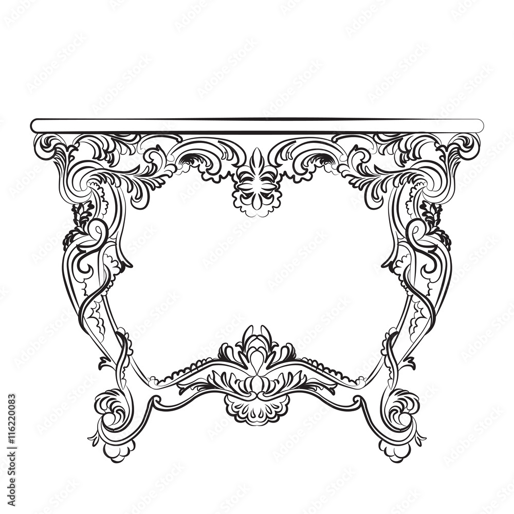Baroque Furniture Vector: Over 7,193 Royalty-Free Licensable Stock  Illustrations & Drawings | Shutterstock