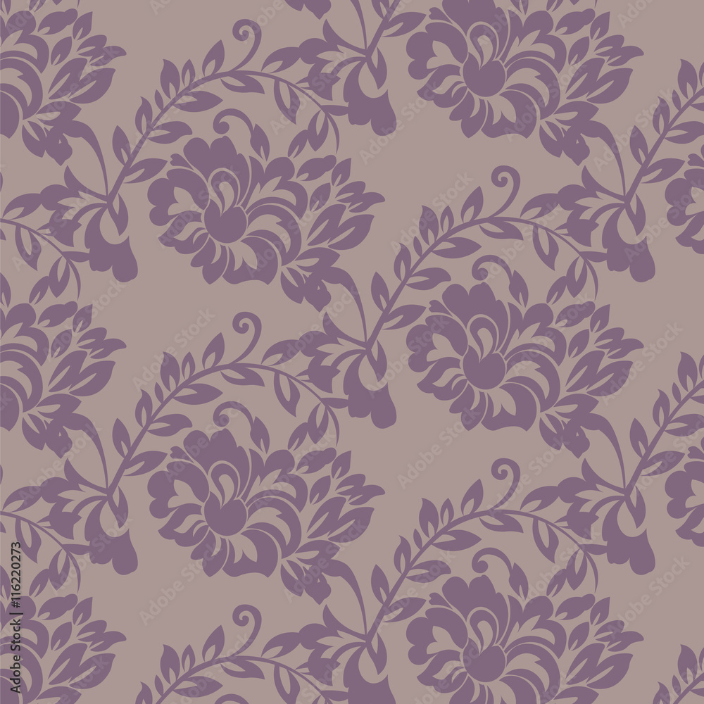 Abstract floral ornament pattern. Vector Abstract floral ornament pattern. Vector