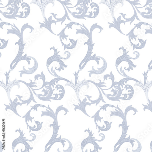 Acanthus leaf ornament pattern