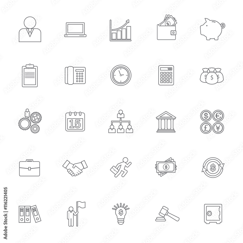 business and finance icon business and finance icon