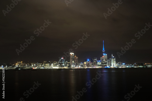 Auckland cityscape at night