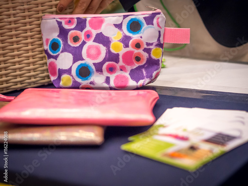 Wallpaper Mural Colorful Pouch on Display Torontodigital.ca