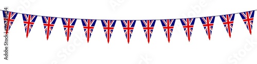 Banner. Garlands, pennants. United Kingdom
