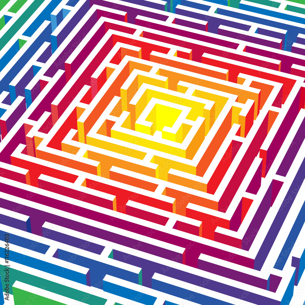 3d vector labyrinth 3d vector labyrinth