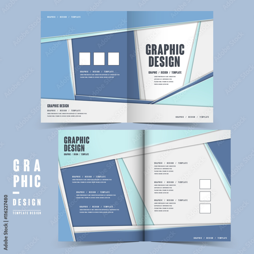 Obraz premium simplicity brochure template