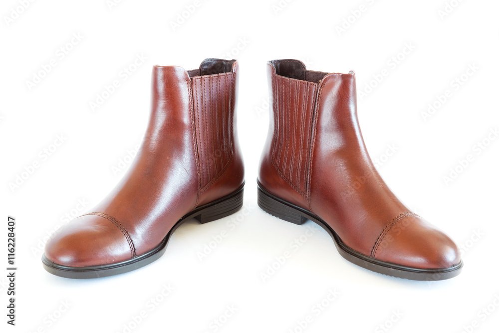 pair women's leather boots