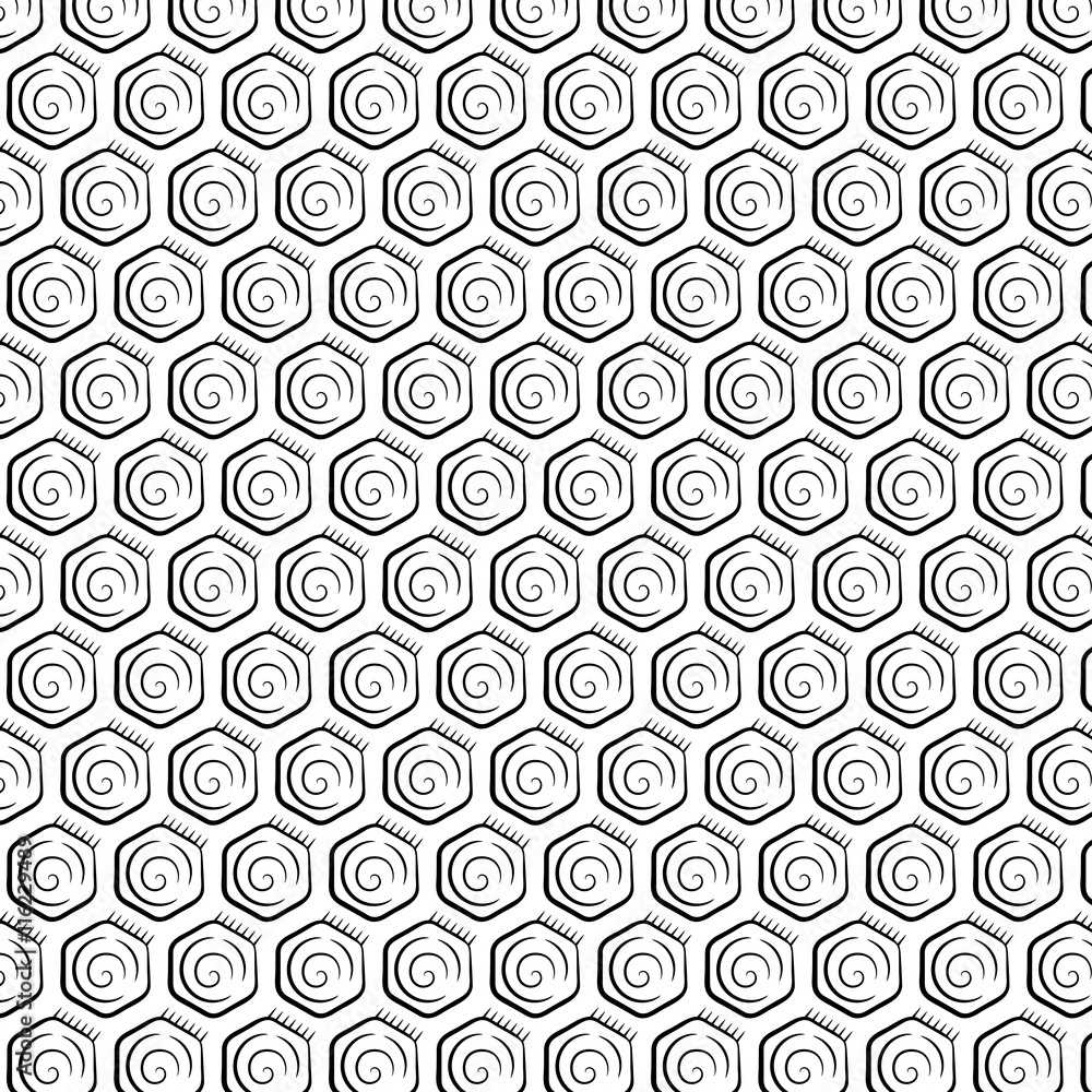 Background of honeycombs in vintage style.