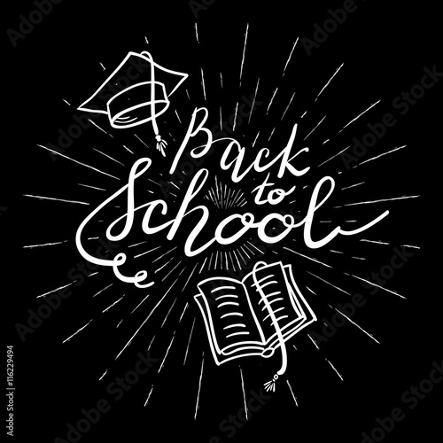 Back To School lettering