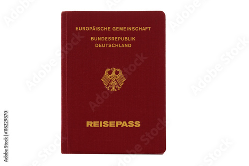 German passport for international travel