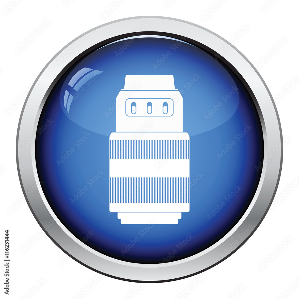 Icon of photo camera zoom lens