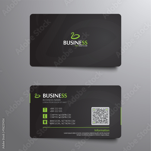 Business card template 
