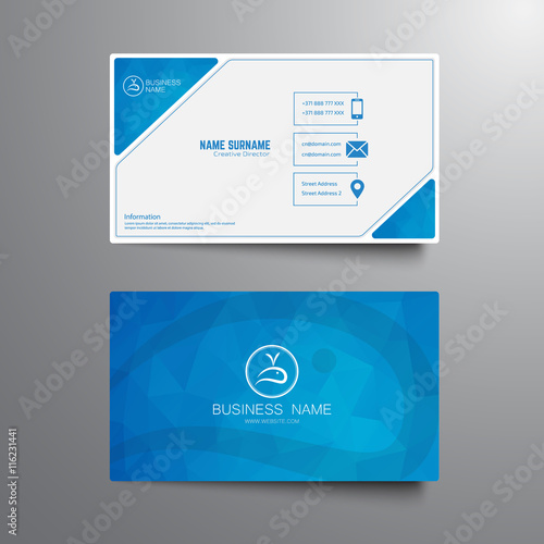 Business card template 