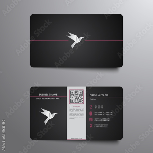 Business card template 