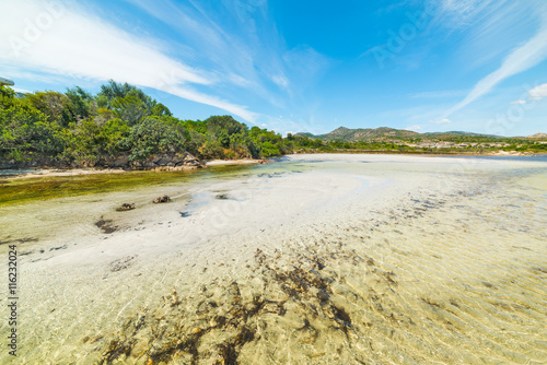 white sand in Lu Impostu beach