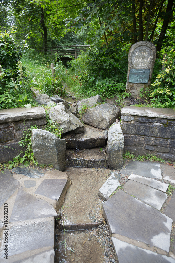 german ruhr river spring