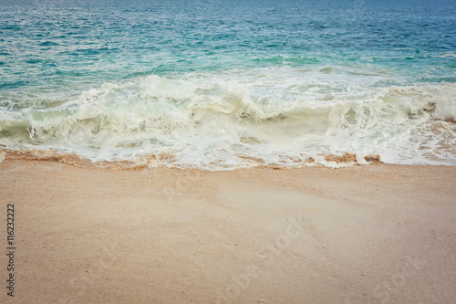 Wallpaper Mural Wave of the ocean on the sand beach, Bali, Indonesia Torontodigital.ca