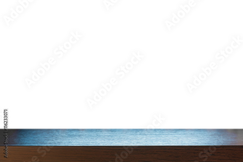 Table top with isolated background
