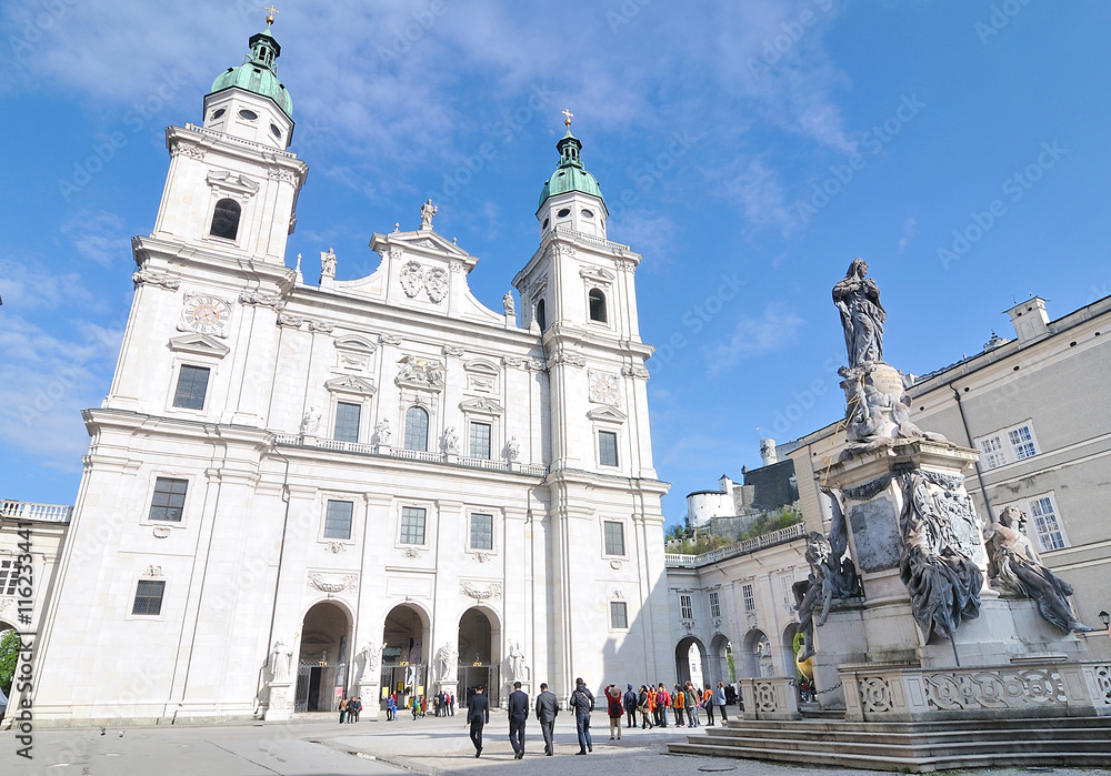 The catholic church (Domplatz) and  Maria Immaculata (Immaculate