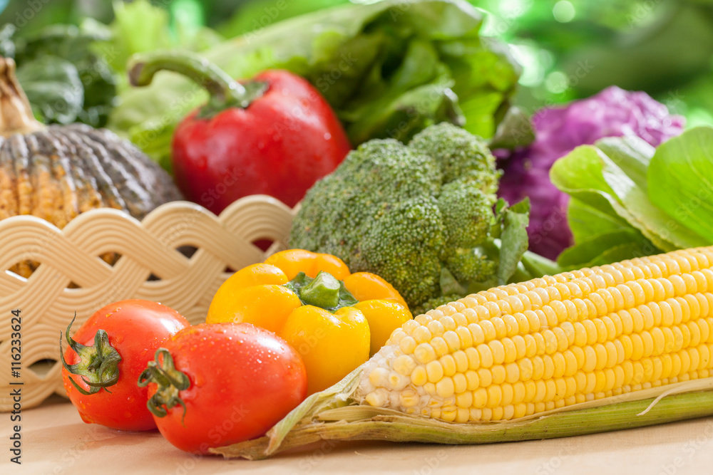 Colorful vegetables Colorful vegetables