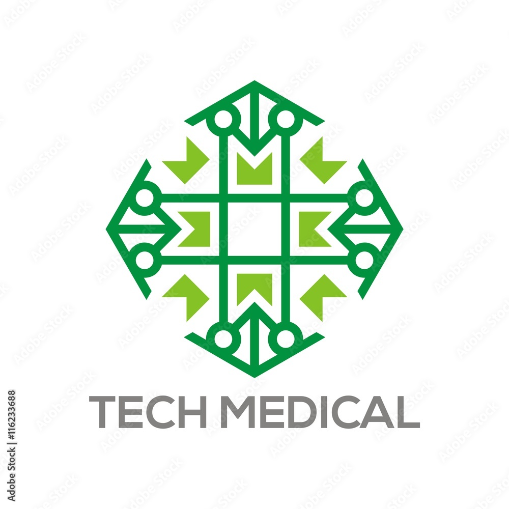 Technology connection logo vector Technology connection logo vector