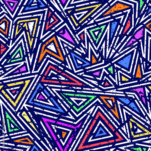 Seamless graffiti pattern