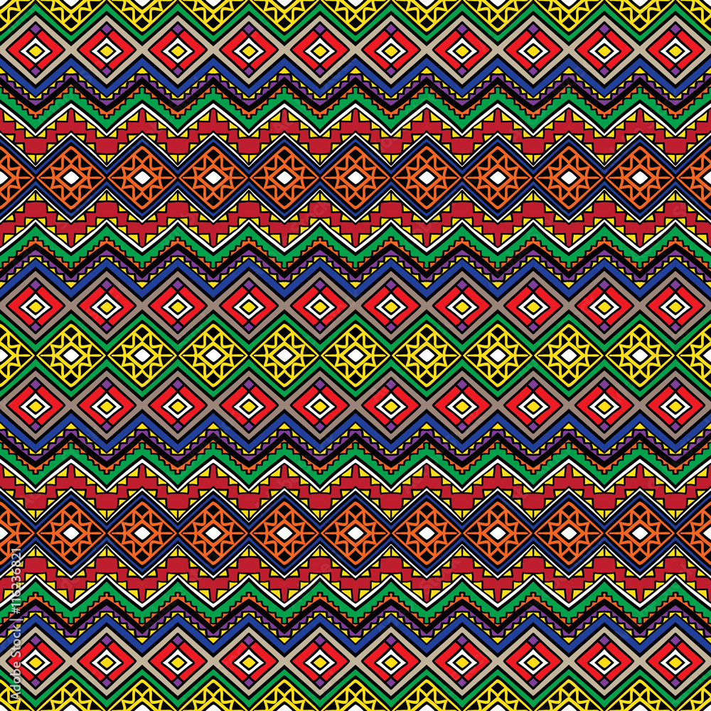 Seamless aztec pattern