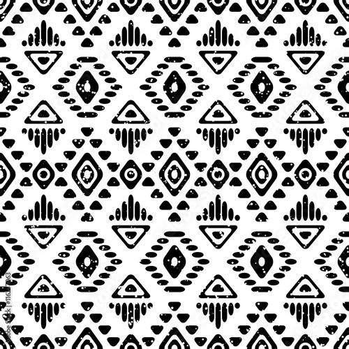 Seamless aztec pattern