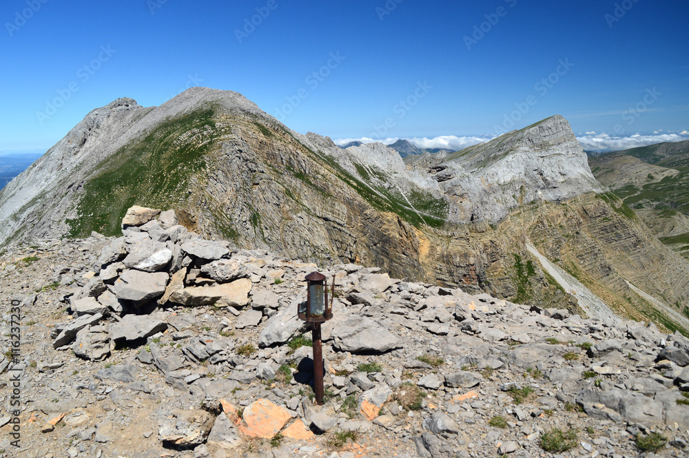 Fototapeta premium Peña Forca y Rincón de Alano desde Lenito - 1