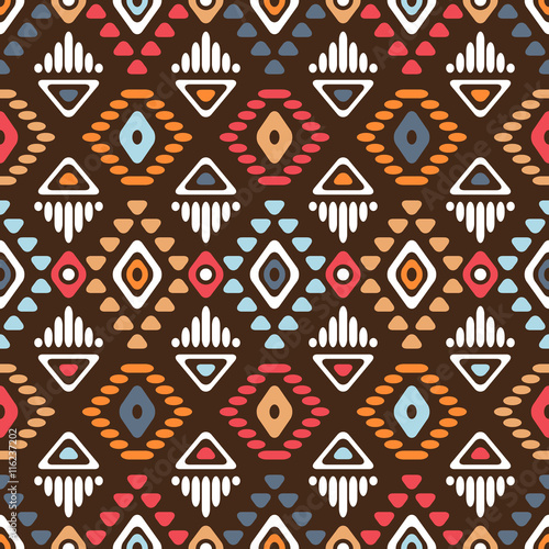 Seamless aztec pattern
