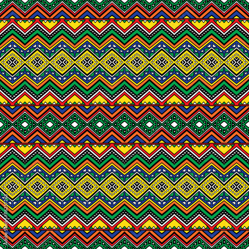Seamless aztec pattern