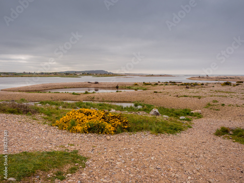 Beautiful sands of Spey Bay, Moray, Grampian, Scotland photo