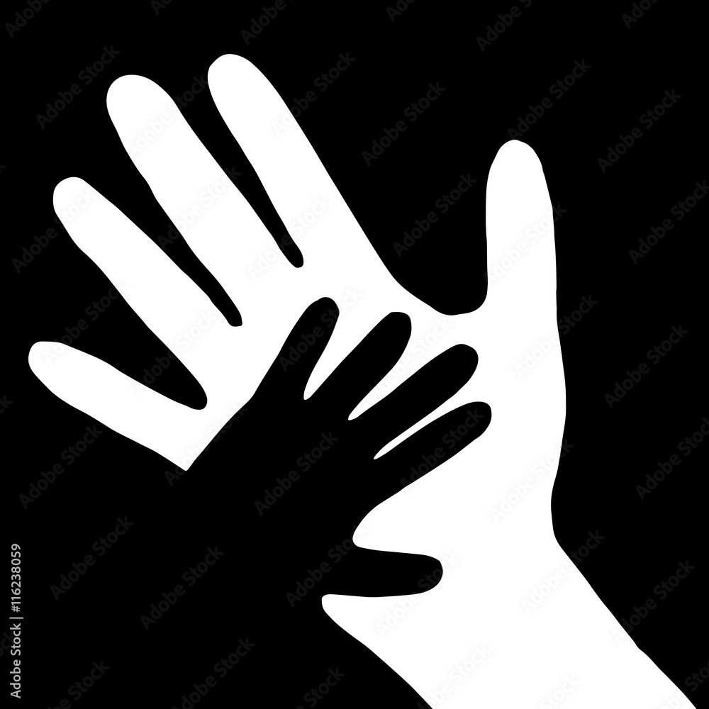 baby hand in adult hand; Care; Love baby hand in adult hand; Care; Love