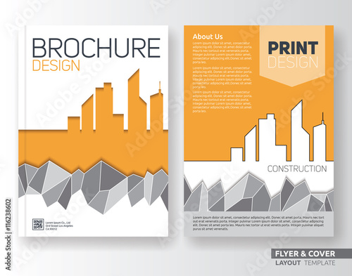 Multipurpose corporate business flyer layout template design. Suitable for leaflet, flyer, brochure, book cover and annual report. Layout in A4 size with bleeds.