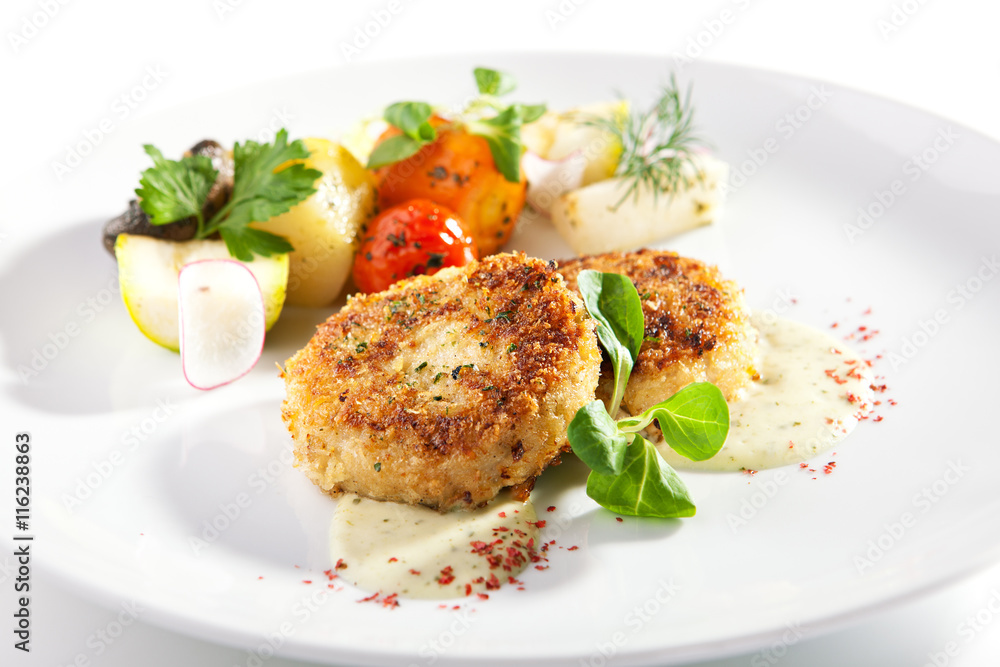 Minced Fish Cutlets Minced Fish Cutlets