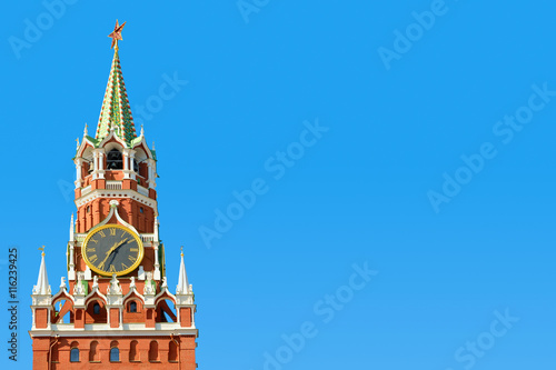 Московский кремль. Спасская башня.