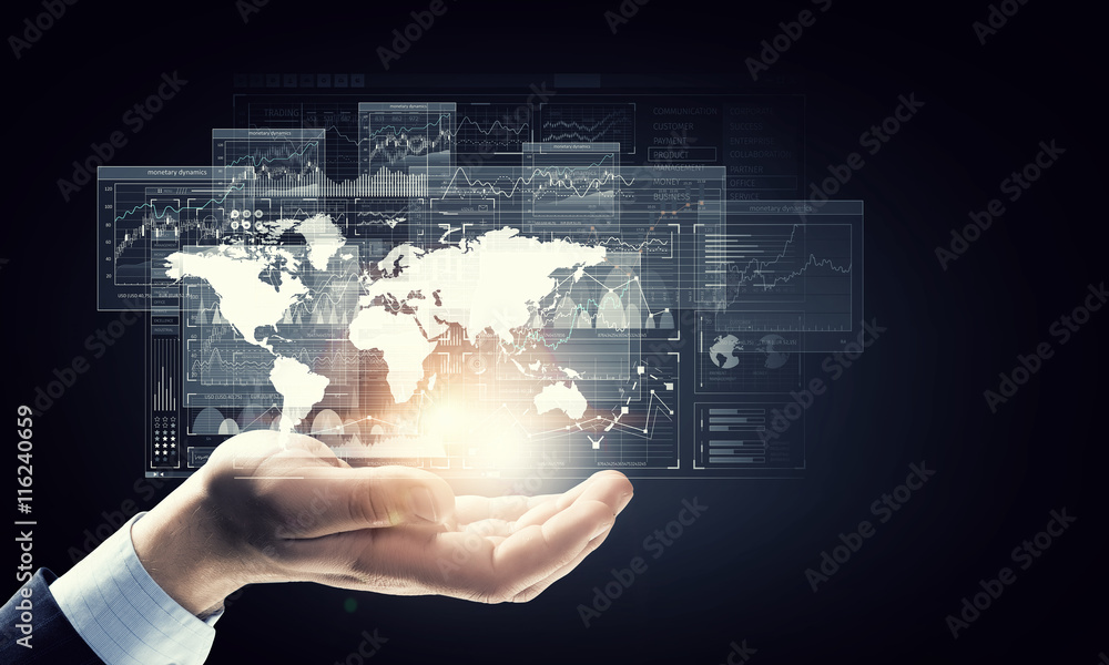 Modern technologies for business . Mixed media Modern technologies for business . Mixed media