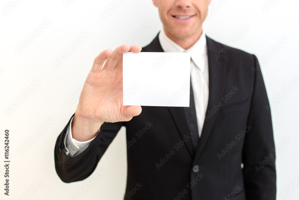 Portrait of young happy smiling business man, isolated over white background Portrait of young happy smiling business man, isolated over white background