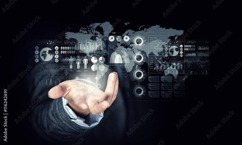 Modern technologies for business . Mixed media Modern technologies for business . Mixed media