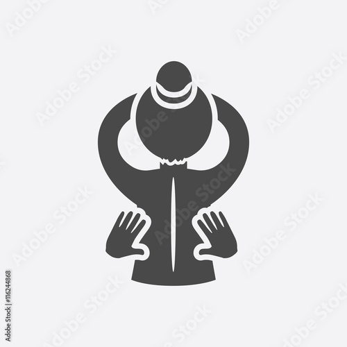 Massage icon of vector illustration for web and mobile