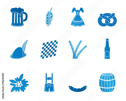 Iconset Oktoberfest - Blau