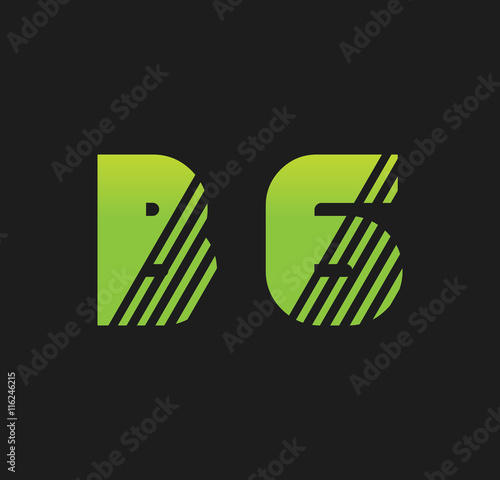 b6 initial green with strip