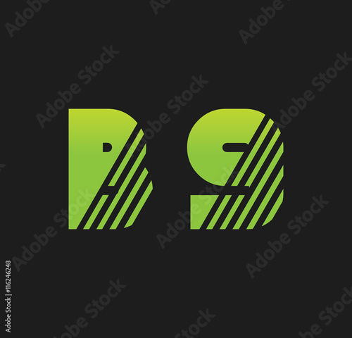 b9 initial green with strip