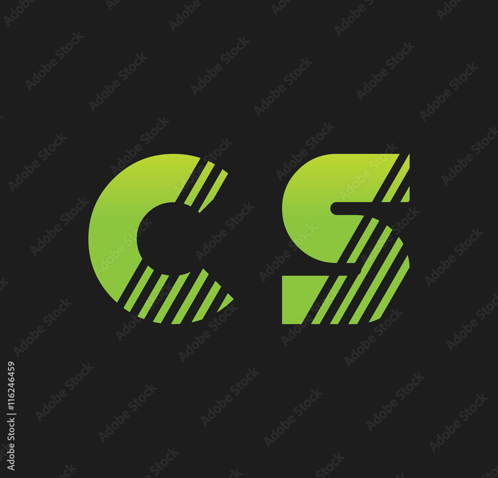 cs initial green with strip cs initial green with strip