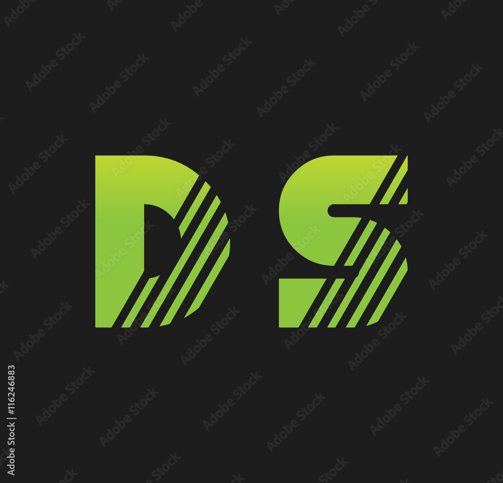 ds initial green with strip ds initial green with strip