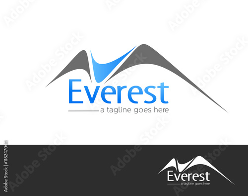 Mountains everest logo element vector design