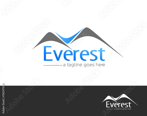 Mountains everest logo element vector design